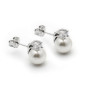 Zoppi Jewels:Orecchini in argento con perla 8mm e zircone
