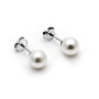 Orecchini in argento con perla 8mm 11,00 € Orecchini con gemme