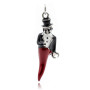 Corno con gobbo 6cm in argento e smalto 85,00 € Ciondoli
