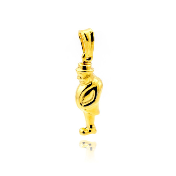 Gobbo portafortuna in argento dorato 8,00 € Ciondoli