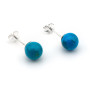 Zoppi Jewels:Orecchini in argento con turchese 8mm:10,00 €