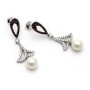 Zoppi Jewels|Orecchini in argento con perla e swarovski