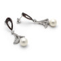 Zoppi Jewels|Orecchini in argento con perla e swarovski