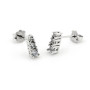 Orecchini trilogy in argento e zirconi 28,00 € Orecchini Donna