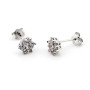 Orecchini a raggiera in argento con pietre bianche 28,00 € Orecchini Donna