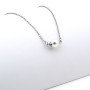 Zoppi Jewels|Collana in acciaio con perla