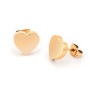 Zoppi Jewels|Orecchini a cuore in acciaio rosè