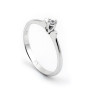 Anello solitario in argento con zircone naturale Ct. 0,07 45,00 € Anelli Donna