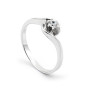 Zoppi Jewels:Anello solitario in argento con zircone naturale Ct. 0,10:40,00 €