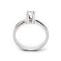 Anello solitario in argento con zircone naturale Ct. 0,25 40,00 € Anelli Donna