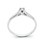 Zoppi jewels|Anello solitario in argento con zircone natuirale Ct. 0,06|28,00 €