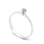 Anello solitario in argento con zircone naturale Ct. 0,05 28,00 € Anelli Donna