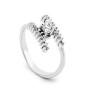 Anello solitario in argento con zirconi naturali Ct. 0,30 60,00 € Anelli Donna