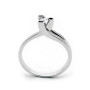Anello solitario in argento con zircone zircone Ct. 0,18 55,00 € Anelli Donna