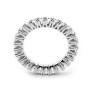 Anello Veretta in argento con zirconi naturali a giro 65,00 € Anelli Donna