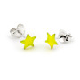 Orecchini bimba con stella in argento e smalto giallo 10,00 € Orecchini Kids