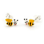 Orecchini bimba con ape in argento e smalto 12,00 € Orecchini Kids