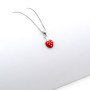 Zoppi Jewels:Collana con fragola in argento e smalto rosso:20,00 €