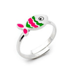 Zoppi jewels|Anello con pesciolino in argento e smalto|18,00 €