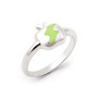 Anello con mela in argento e smalto verde 15,00 € Anelli Kids