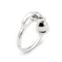 Anello con Campanella pendente in argento 30,00 € Anelli Donna