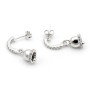 Zoppi Jewels|Orecchini con campanella in argento e pietre