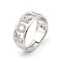 Anello fortuna in acciaio e pietre 14,00 € Anelli Donna