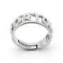 Anello fortuna in acciaio e pietre 14,00 € Anelli Donna