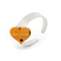 Anello con cuore pendente inciso in acciaio 12,00 € Anelli Donna