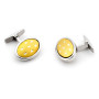 Zoppi Jewels:Gemelli da polso in argento bianco e oro:55,00 €