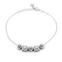 Zoppi Jewels|Bracciale in argento con applicazioni tonde e quadre