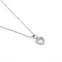 Zoppi Jewels:Collana con cuoricino con zirconi in argento
