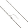 Collana a pallini diamantati in argento 55,00 € Collane Donna