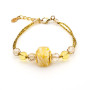 Bracciale con perle di murano oro 40,00 € Promozioni