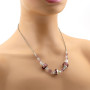 Collier con perle di murano lilla 70,00 € Promozioni