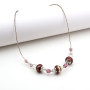 Collier con perle di murano lilla 70,00 € Promozioni