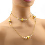 Collana lunga con perle di murano oro 80,00 € Promozioni
