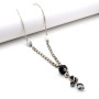 Zoppi Jewels|Collana con grappolo e pietre dure in acciaio