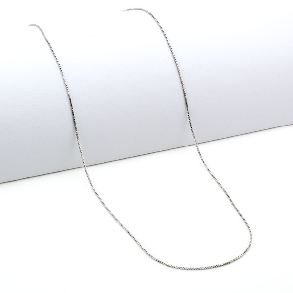 Zoppi jewels|Catenina veneziana in oro bianco 45cm|370,00 €