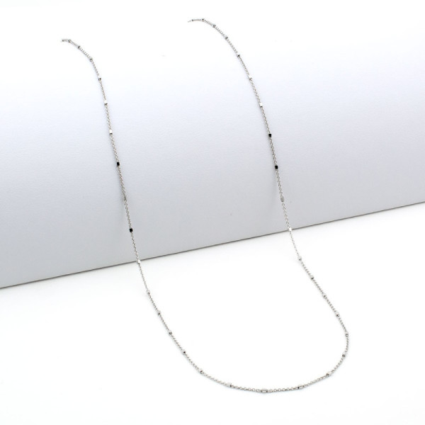 Catenina oro bianco alternata a cubi 180,00 € Catene oro