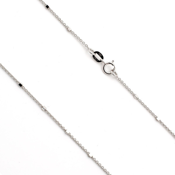 Catenina oro bianco alternata a cubi 180,00 € Catene oro