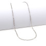 Collana in oro bianco a rolò alternata 480,00 € Catene oro