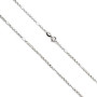 Collana in oro bianco a rolò alternata 480,00 € Catene oro