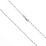 Zoppi Jewels|Catenina torchon in oro bianco 45cm