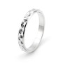 Zoppi Jewels:Fedina in argento rigata