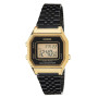Zoppi Jewels|Casio Vintage Digitale Dorato cinturino nero LA680WEGB-1ADF