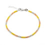 Bracciale a pallini diamantati 3 colori in argento 925 23,00 € Bracciali Donna