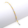 Bracciale a pallini diamantati 3 colori in argento 925 23,00 € Bracciali Donna