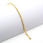 Bracciale a pallini diamantati in argento dorato 23,00 € Bracciali Donna