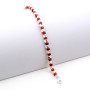 Zoppi Jewels|Bracciale con pepite in argento 925 e pietre corniola